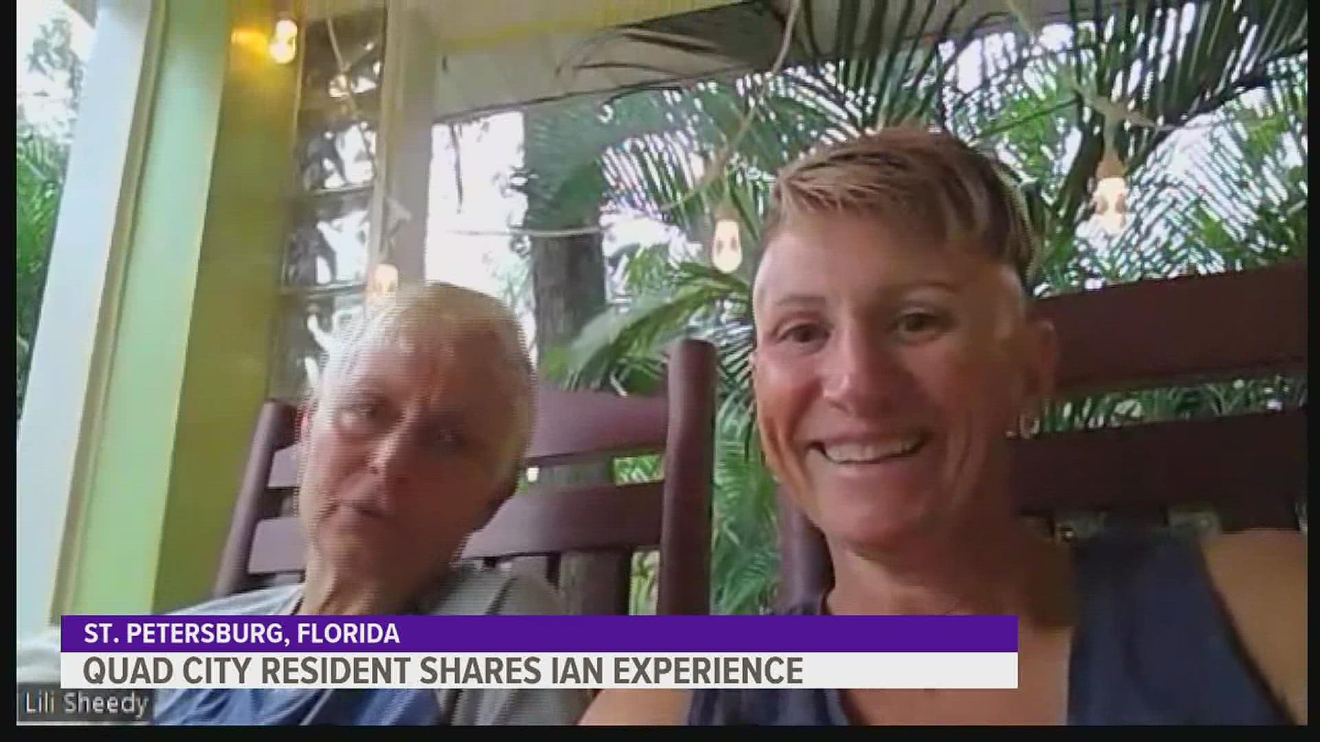 Lili Sheedy shares her experience with preparation for Hurricane Ian's arrival