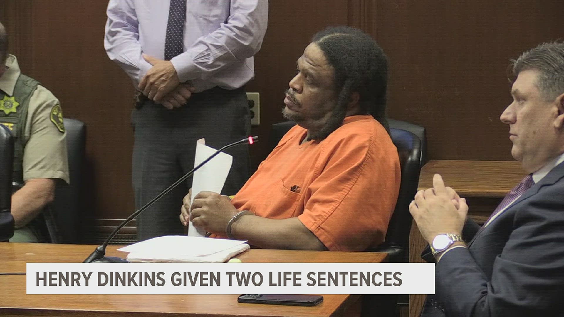 Dinkins was found guilty of kidnapping and murdering Breasia Terrell in 2020.