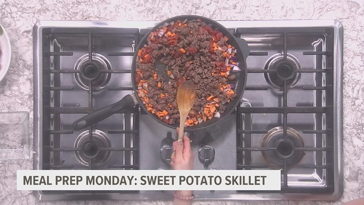 Meal Prep Monday: How to make a beef and sweet potato Skillet