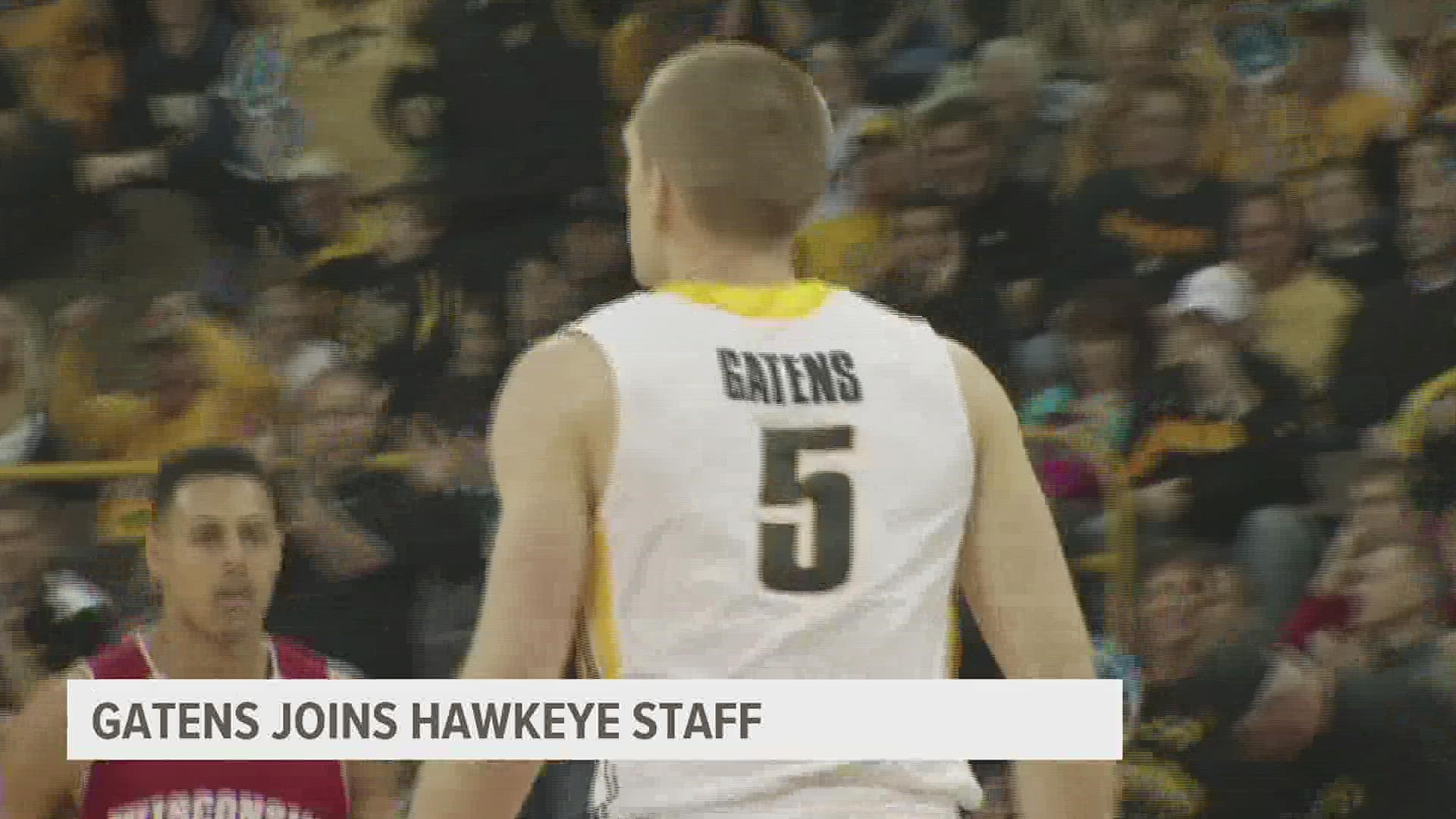 Gatens was Iowa's “Mr. Basketball” as a senior at Iowa City High in 2008. He played overseas and in the NBA Development League before starting his coaching career.