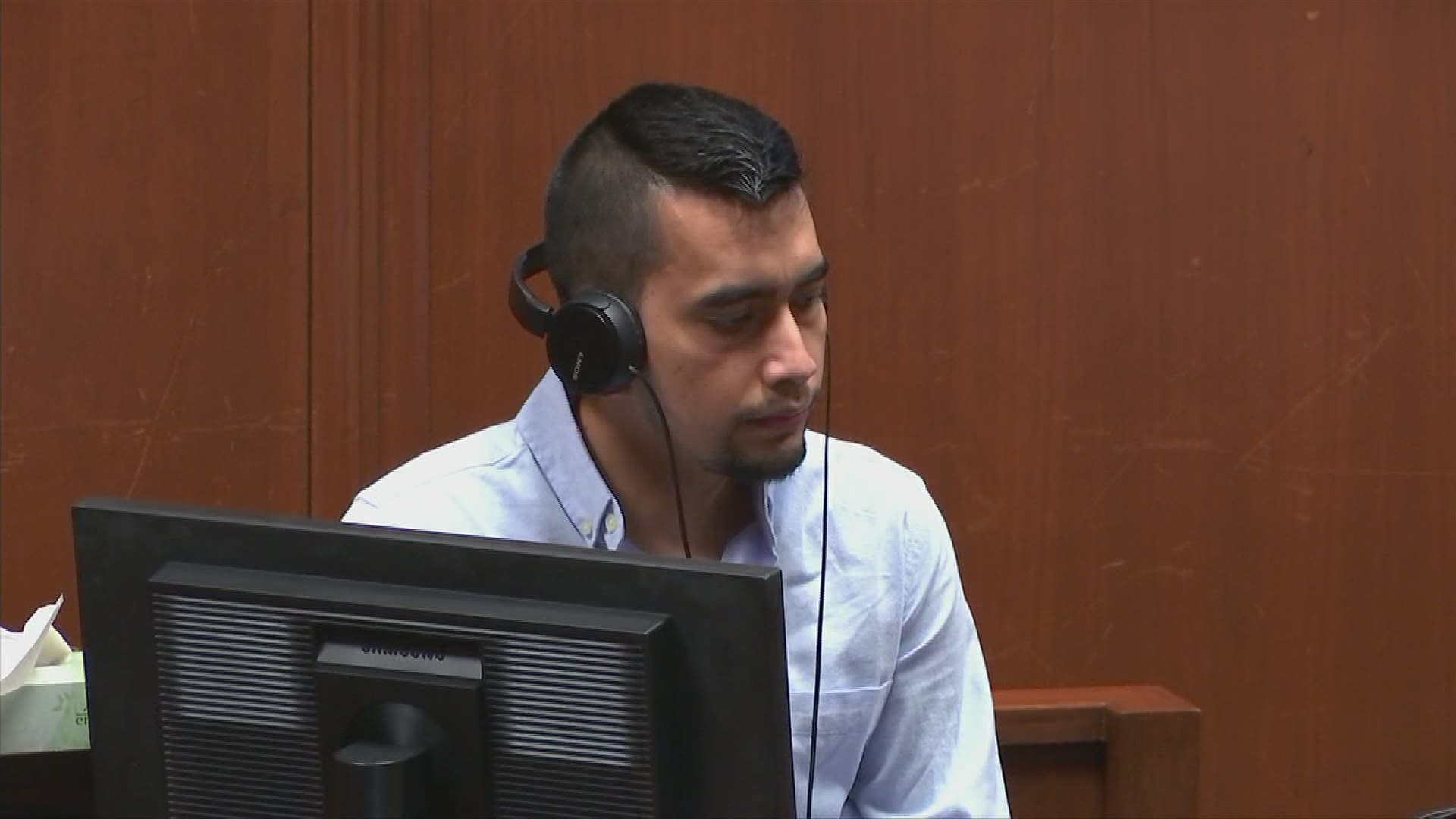 Defense cross-examines Cristhian Bahena Rivera on the witness stand.