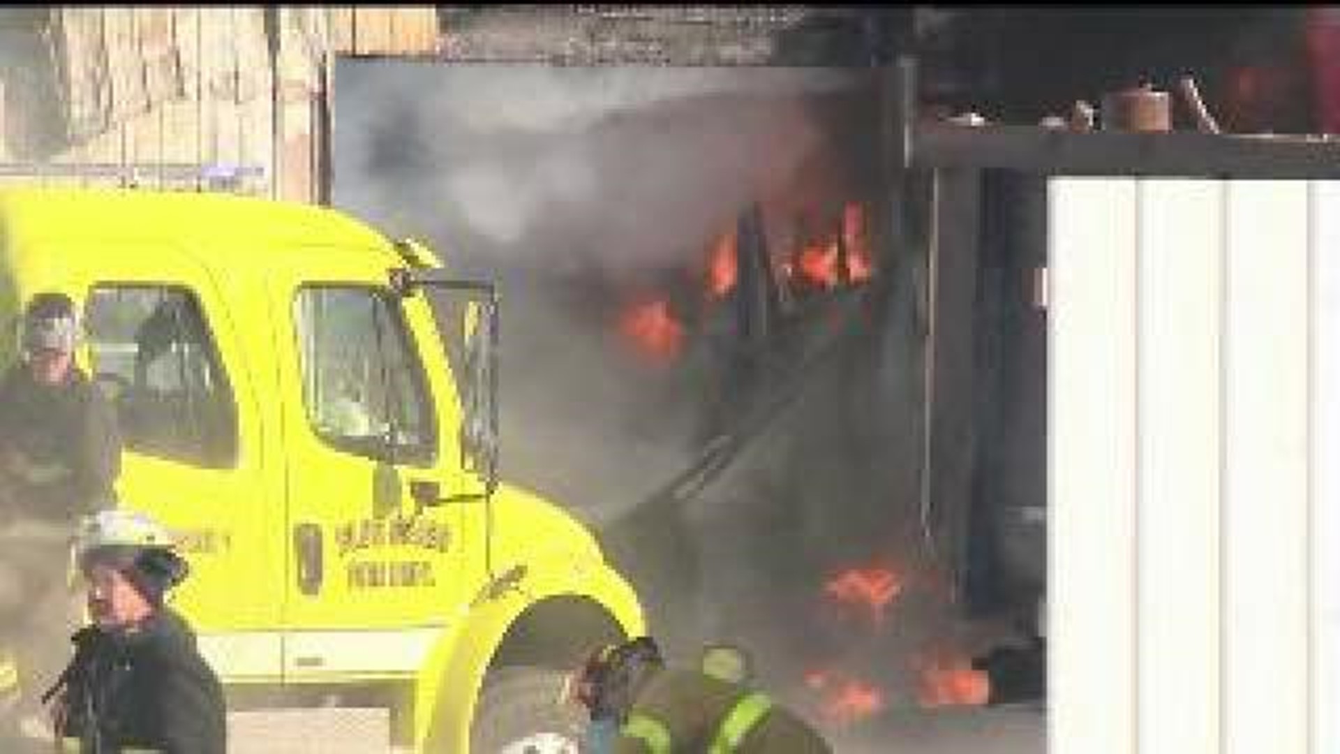 Fire at Rich Metals in Blue Grass 2-11-14