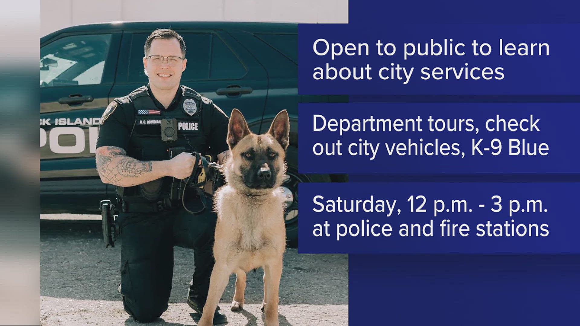 Community members can learn about various city services at the event.