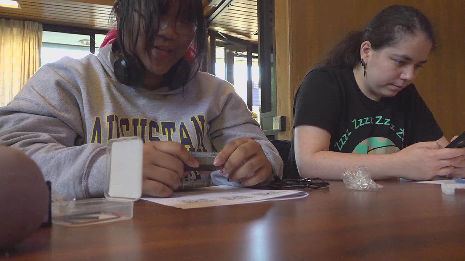 A group of Augustana students built Meshtastic devices, allowing them to send each other messages.