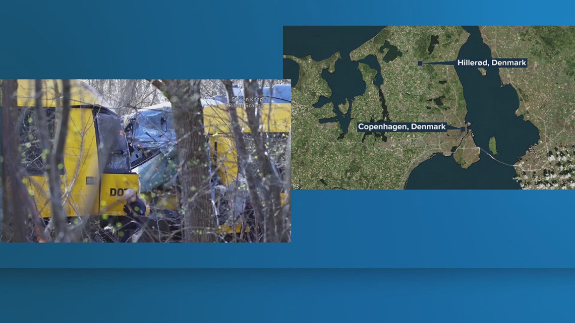 5 passengers injured in Denmark after trains collide