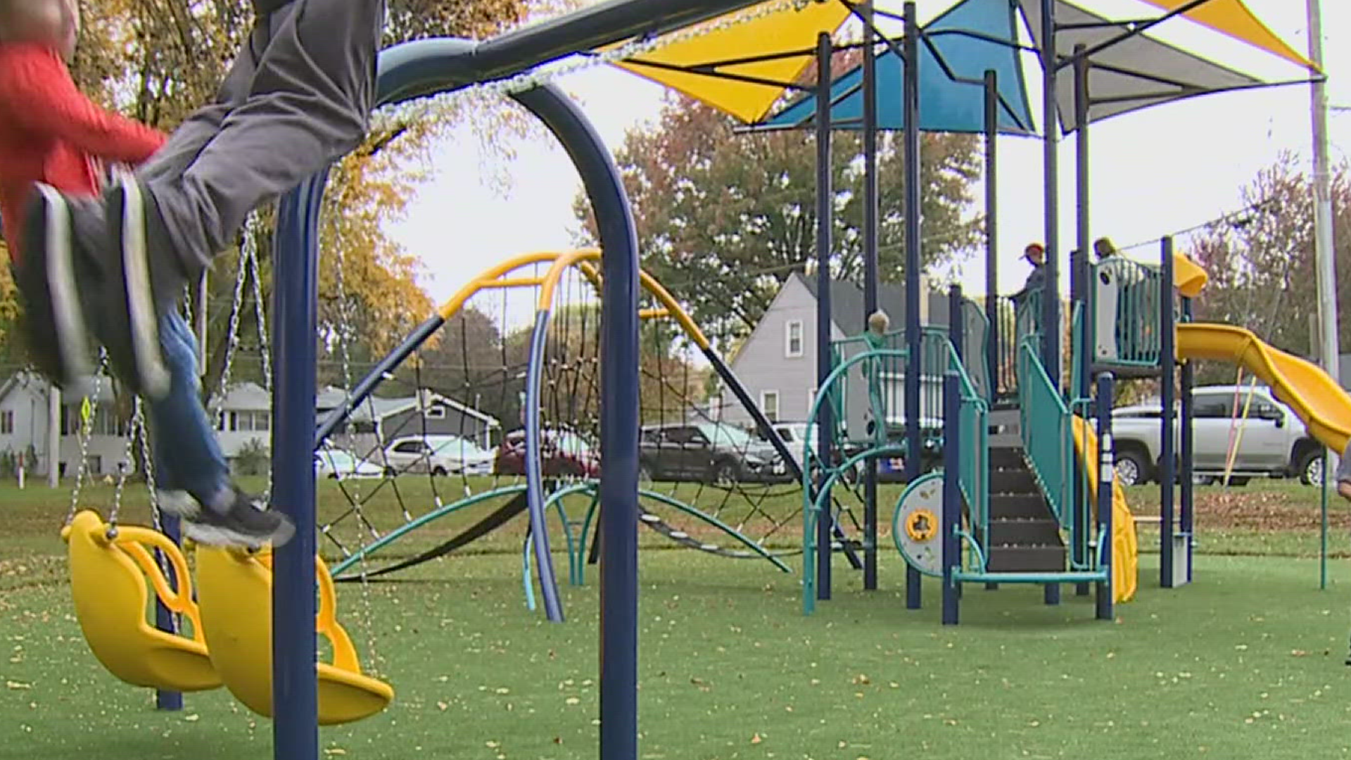 The new playground cost approximately $260,000.