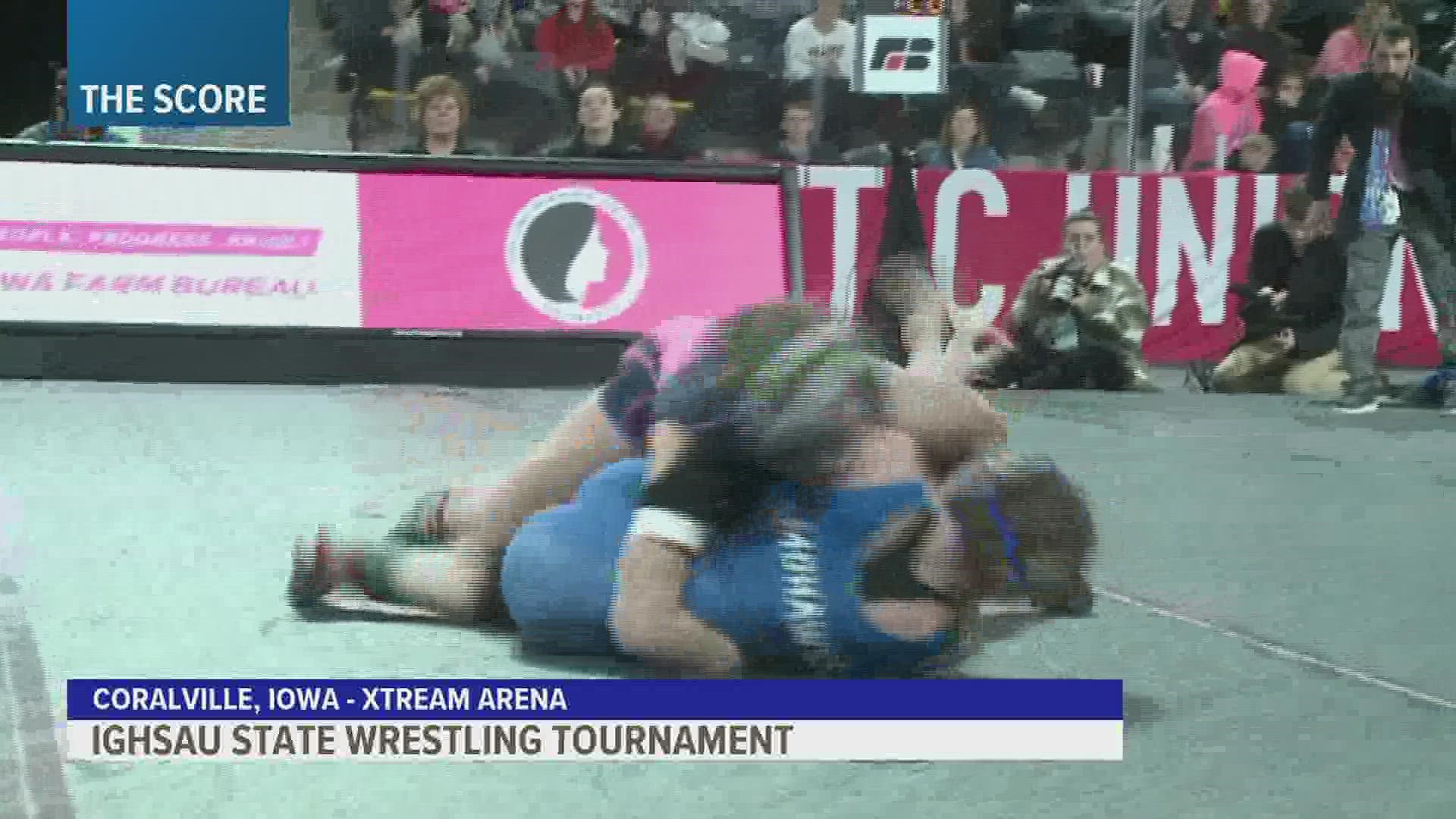 One Quad Cities freshman took home a championship in the first ever girl's state wrestling tournament.