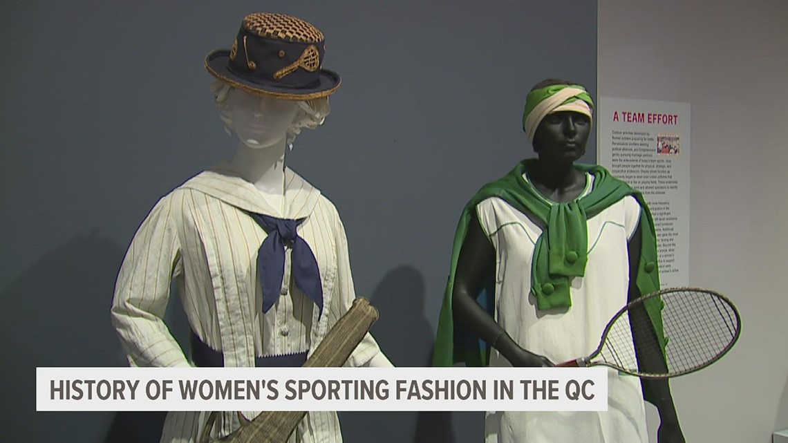 Women's sporting fashion on display at Figge
