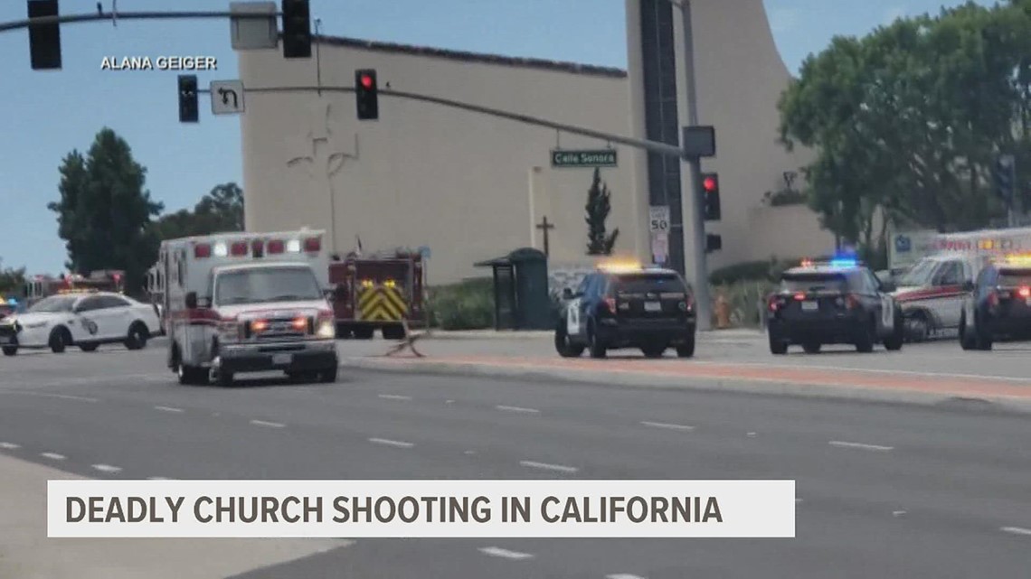 1 killed, 4 critically wounded in California church shooting, police say