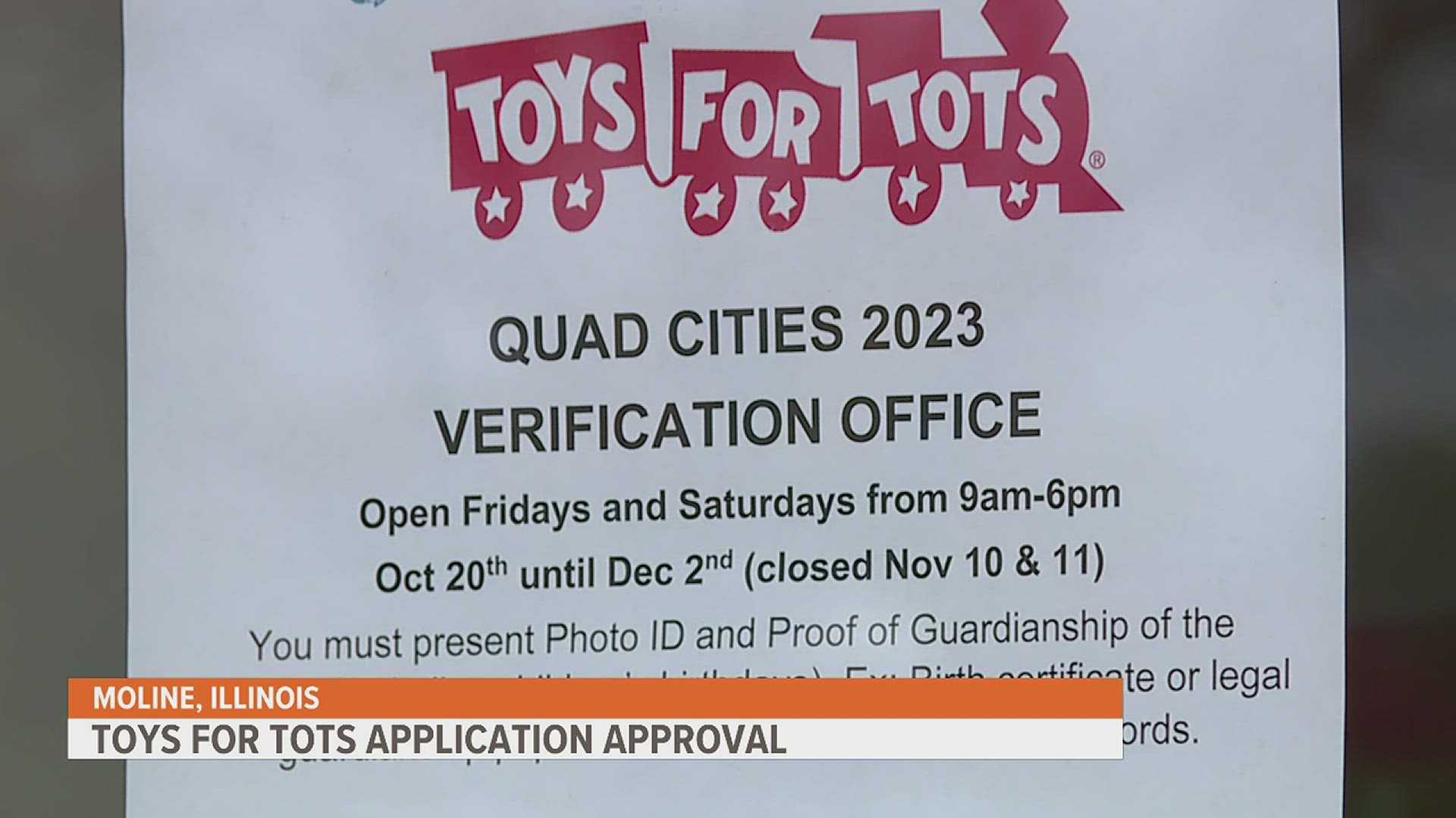 Toys For Tots Quad Cities Application