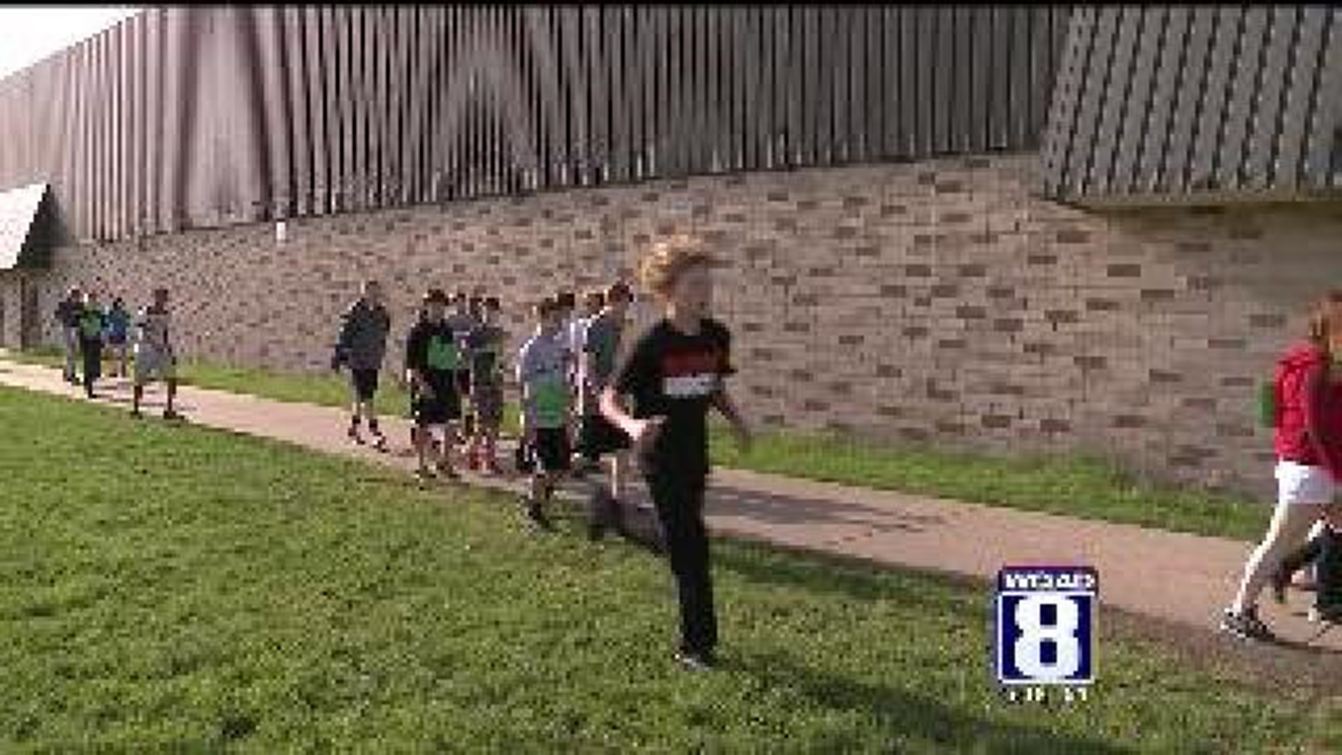 Middle school students run for Boston