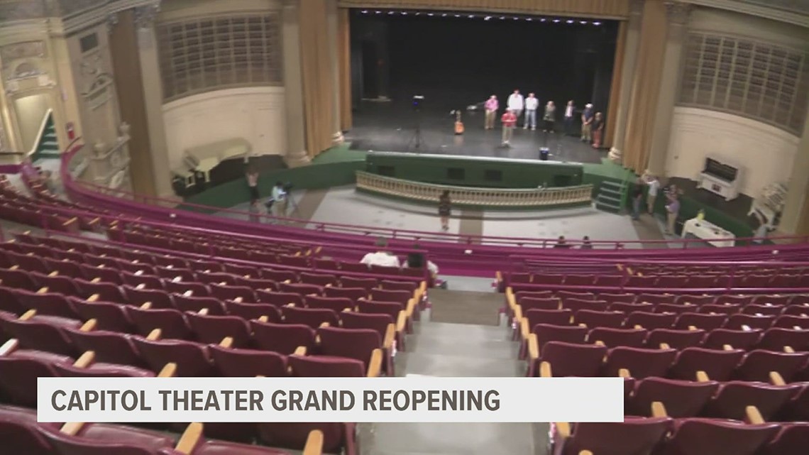 Capitol Theatre in downtown Davenport reopens