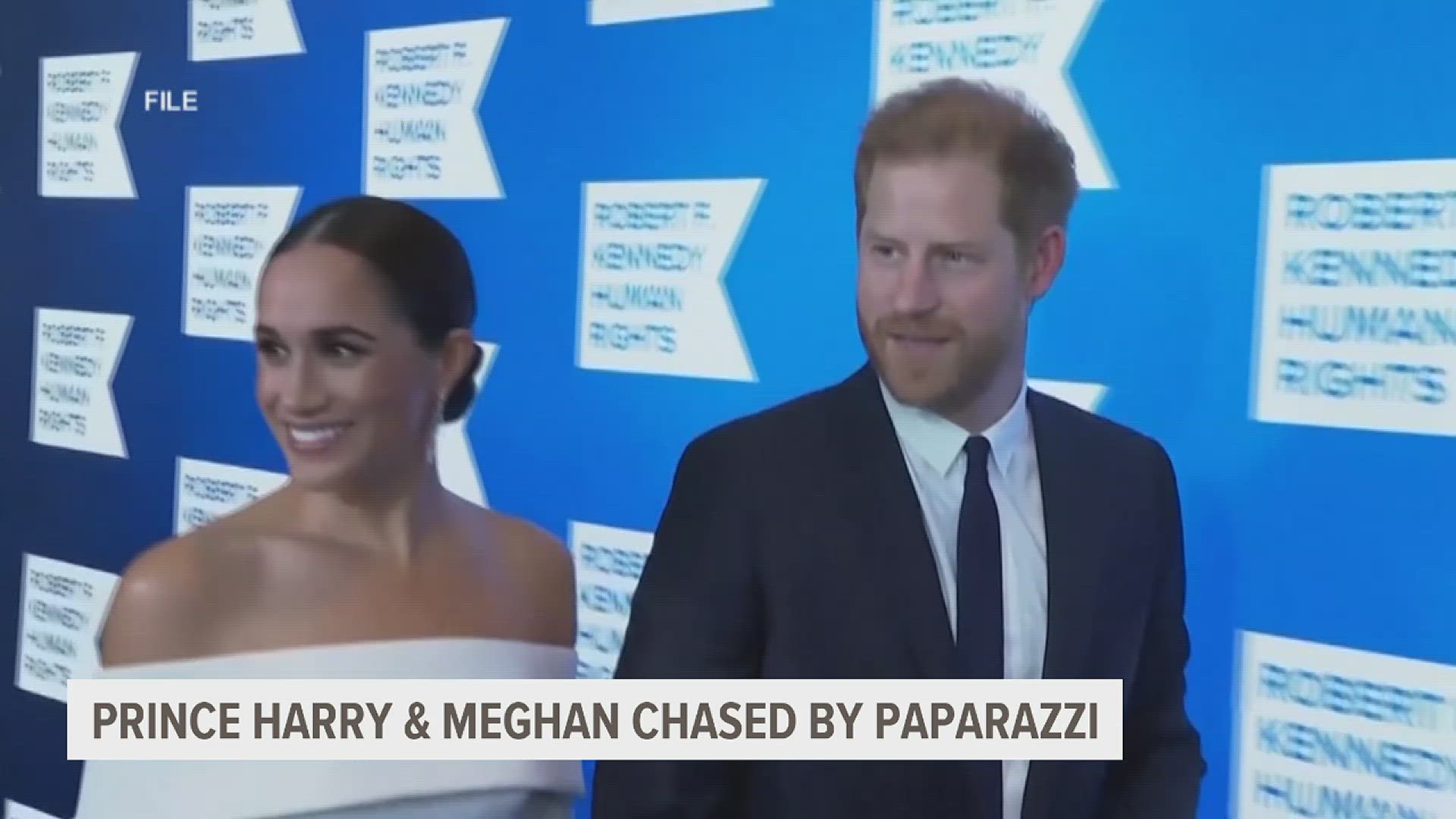 The couple and Meghan's mother were followed for more than 2 hours by half a dozen vehicles after a charity event.