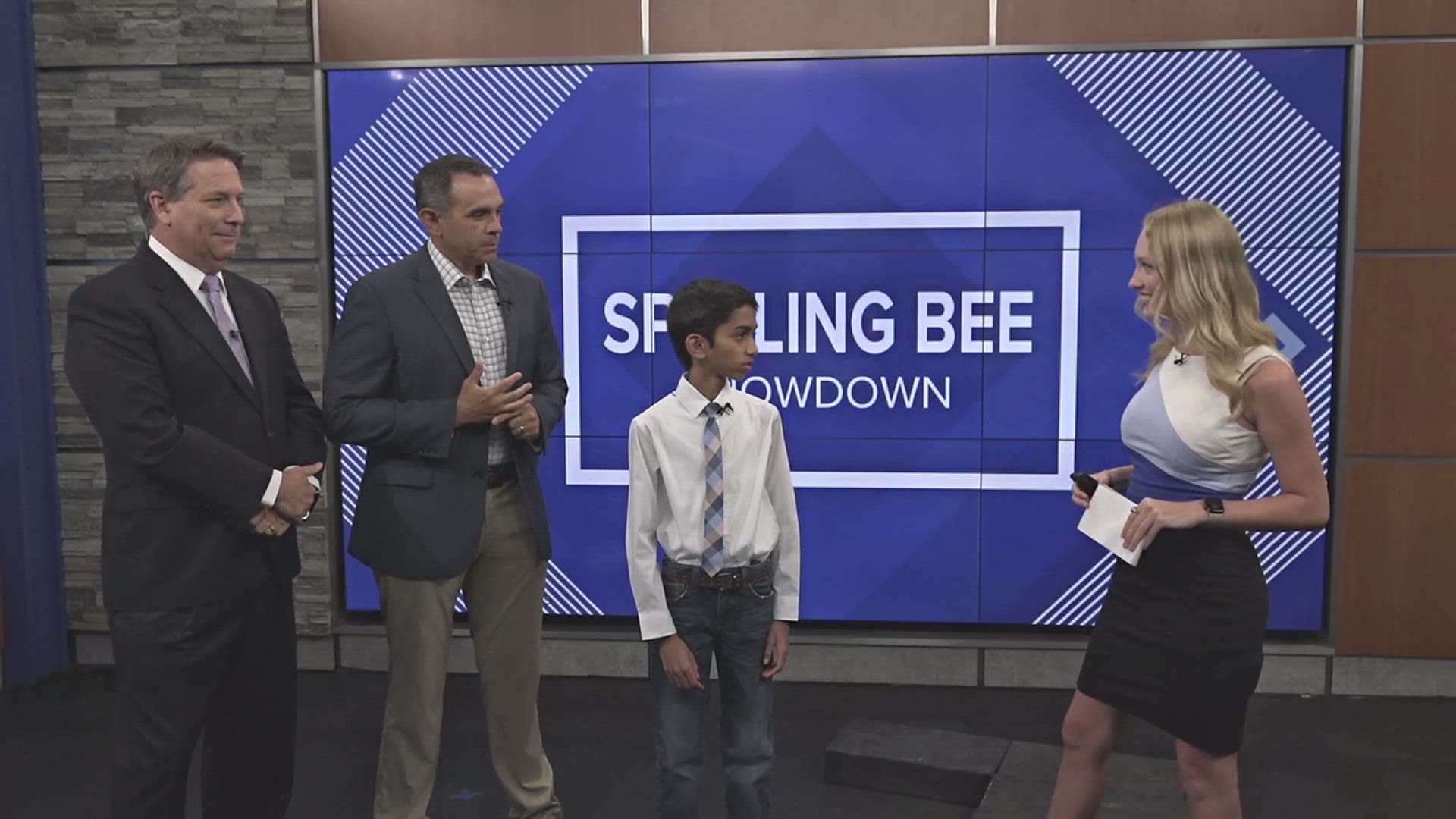 Pleasant Valley 7th grader Parthasaradhi Katreddy is headed to the Scripps National Spelling Bee and stopped by News 8 studios to practice with some familiar faces.