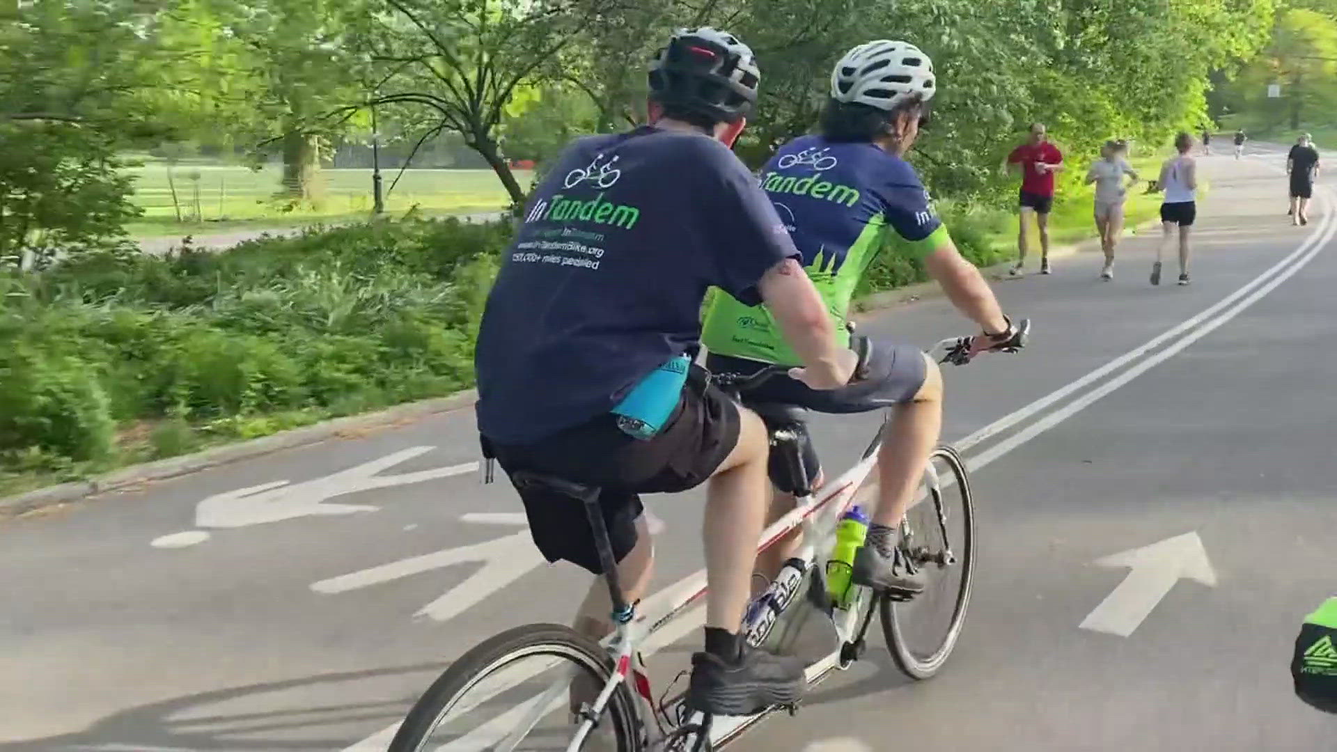 Turn down the green heart of Manhattan and people will see InTandem, an organization helping blind and disabled people participate in bicycling.