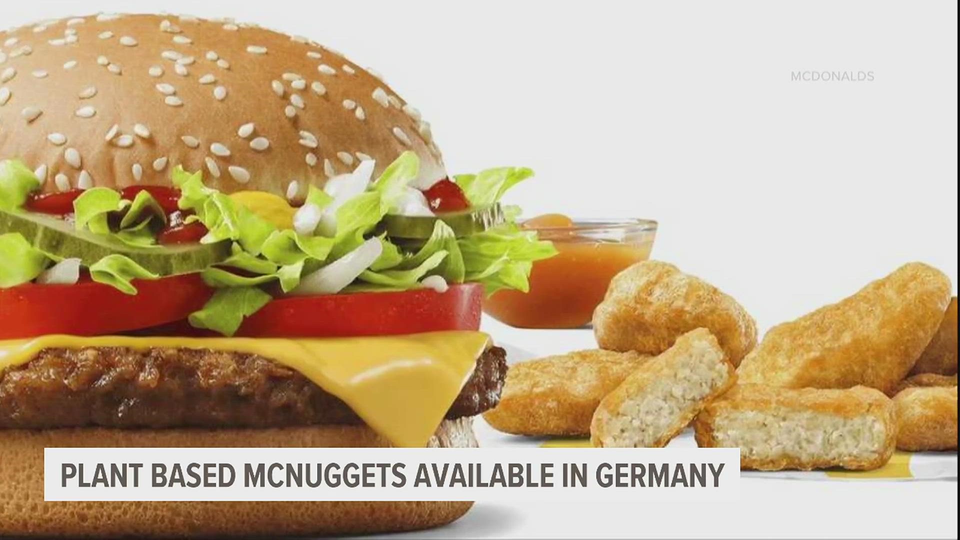 The plant-based McNuggets, co-developed with Beyond Meat, will soon be available at more than 1,400 McDonald's locations.
