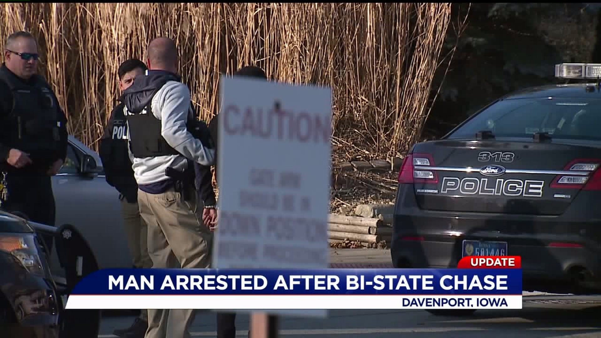 Man Arrested after Bi-state Chase