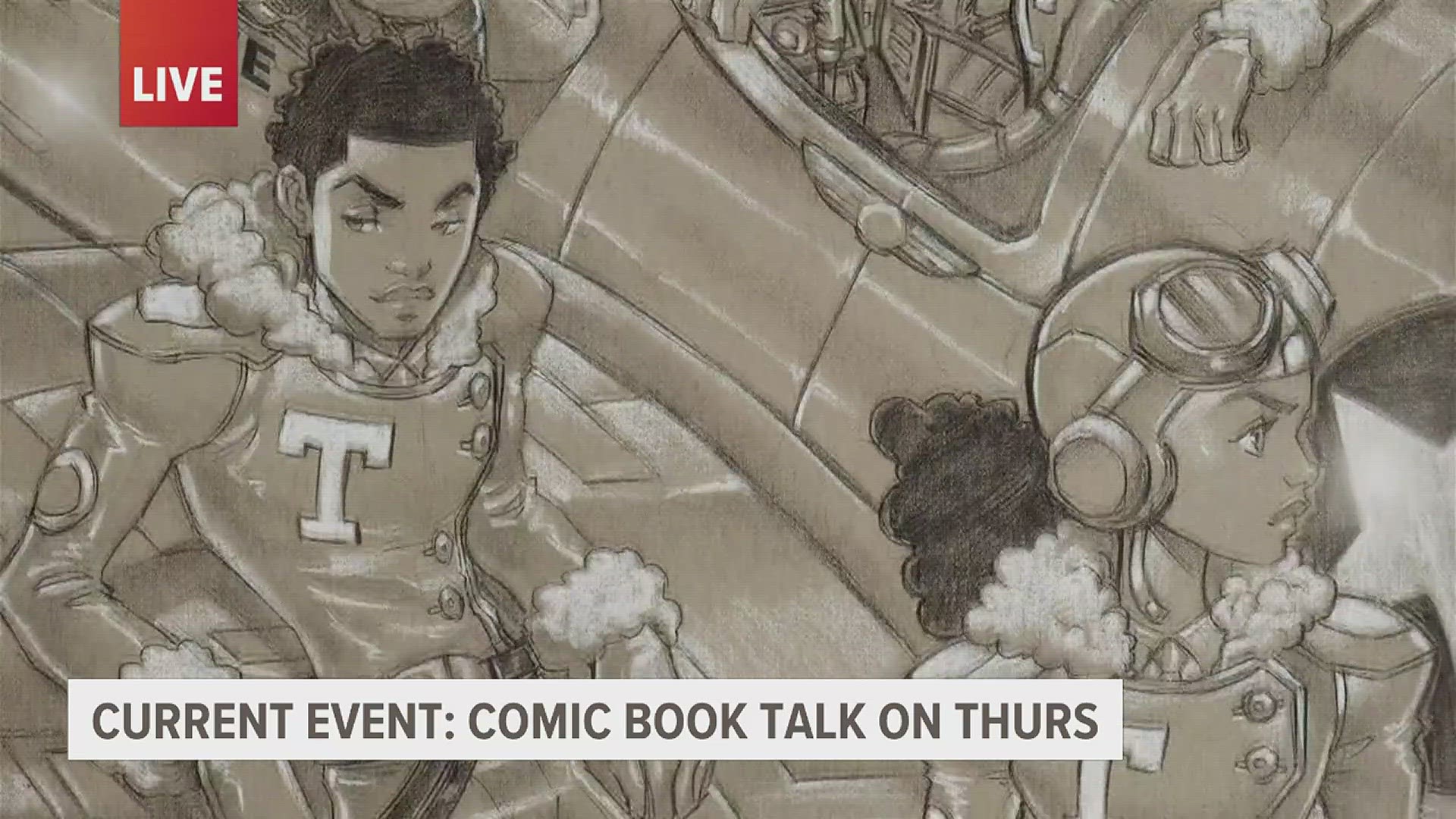The co-creator of the comic series 'Tuskegee Heirs - Flames of Destiny' will be at Black Hawk College on Feb. 15 for a presentation, live drawings & career advice.