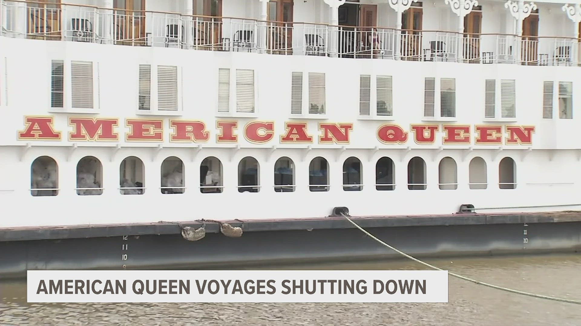 The cruise line, which made stops in the Quad Cities, shut down on Feb. 20.