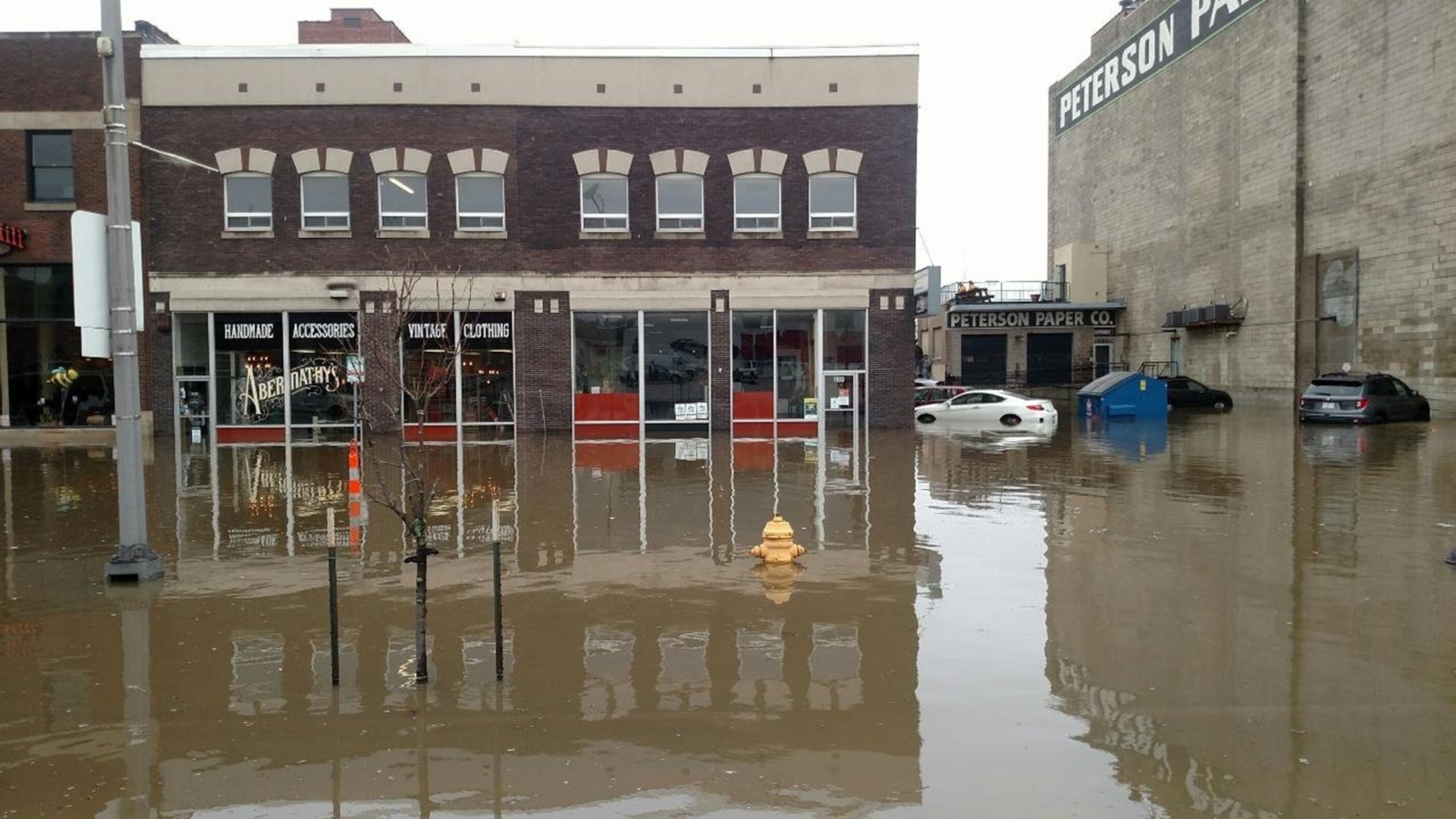 Flooded Downtown Davenport: Photos Of The 2019 Barrier Breach | Wqad.com