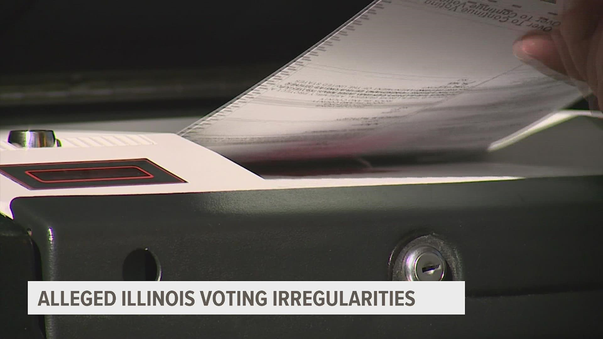The Illinois Freedom Alliance, a conservative group, says that it found over 100 instances of voting "irregularities" in RICO, which officials say is untrue.
