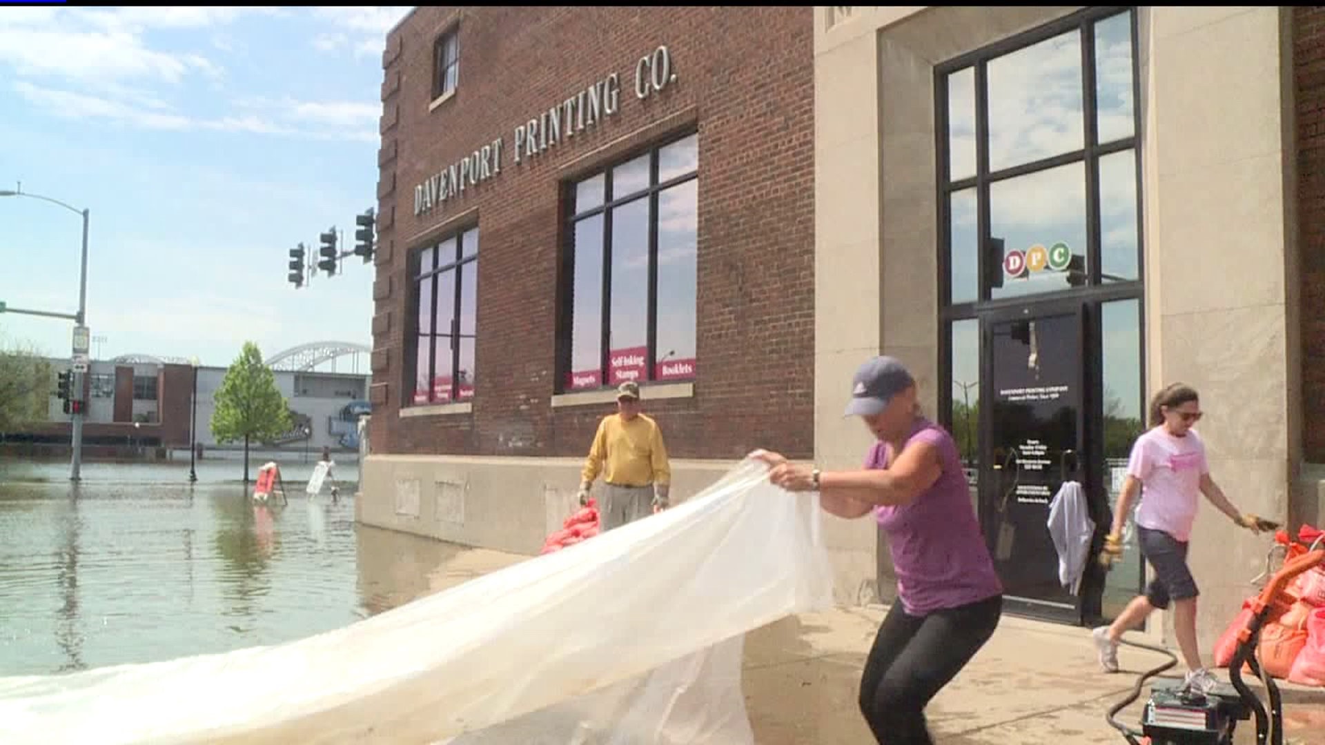 Businesses begin flood clean-up