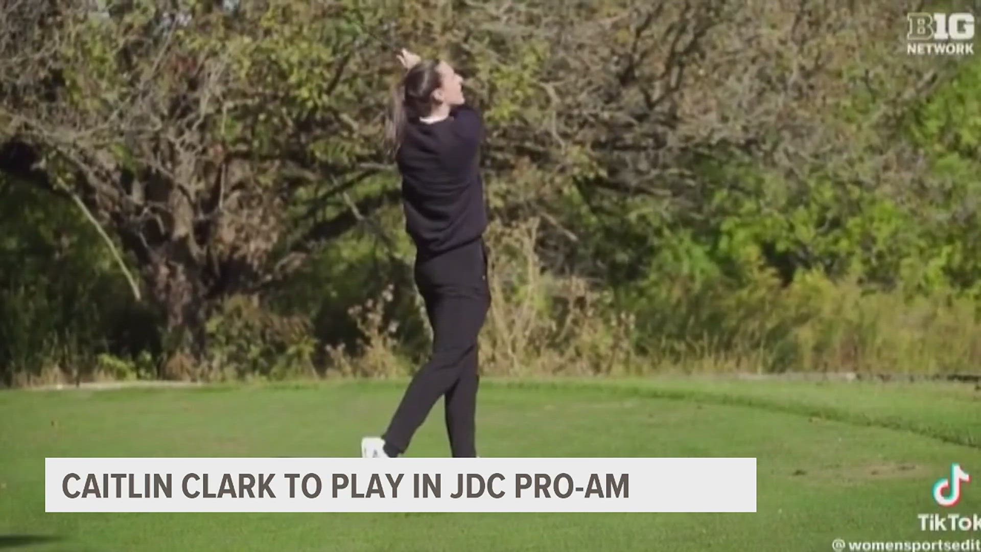 The reigning Women's College Basketball National Player of the Year, Iowa's Caitlin Clark will be playing in the John Deere Classic Pro-Am Tournament this year.