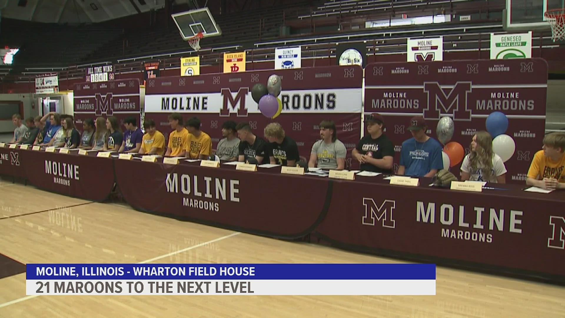 Twenty-one Maroons will be continuing sports as they head to college in the fall.