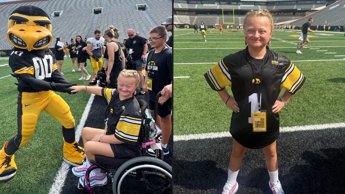 University of Iowa names 2025 Kid Captains for Hawkeye football season