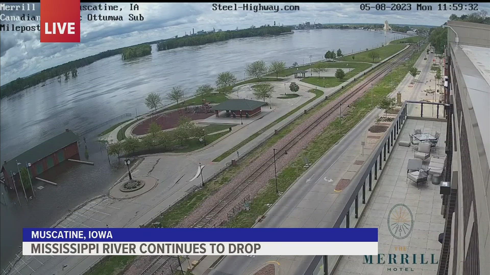 As Mississippi River levels continue to drop, cleanup efforts start across the Quad Cities.