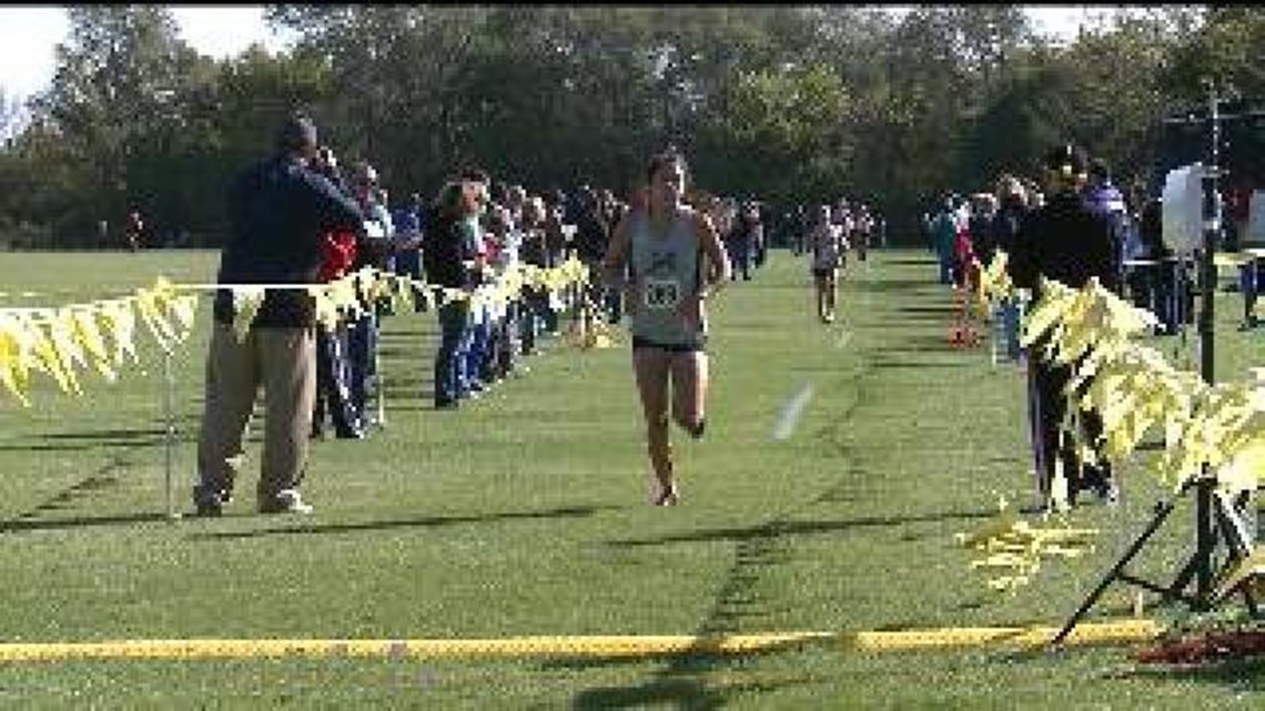Tough competition at St. Ambrose cross country invite