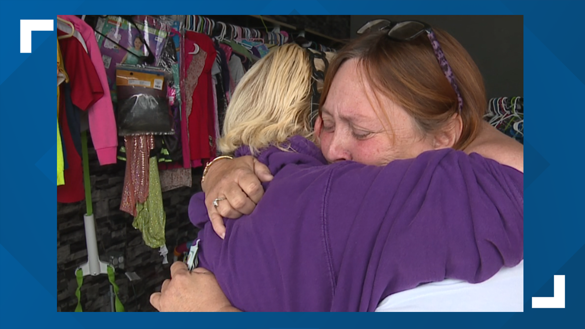 The store owner says around 50 people visit a day and many of them are homeless.