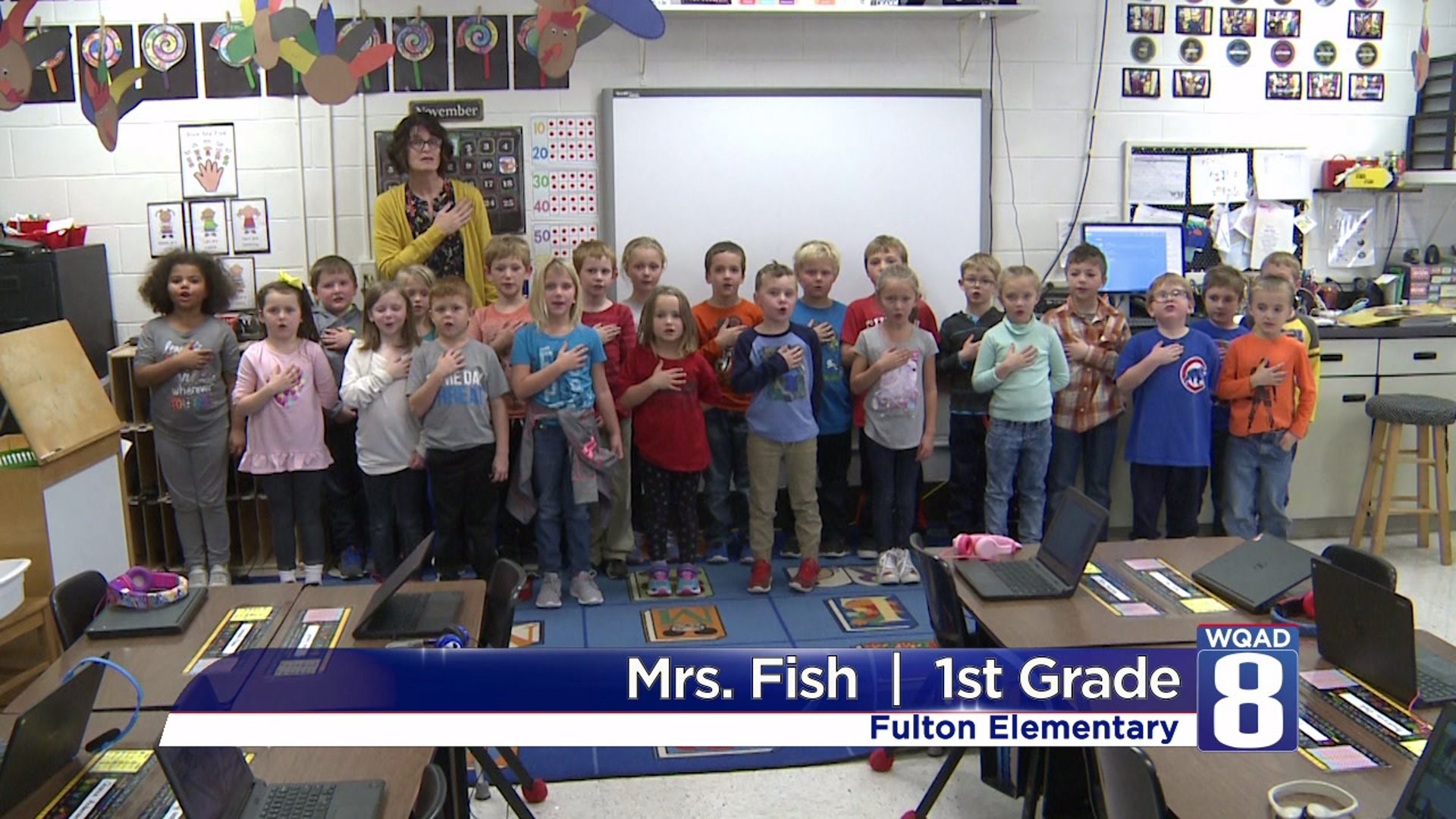 Pledge Fulton Mrs Fish 1st grade