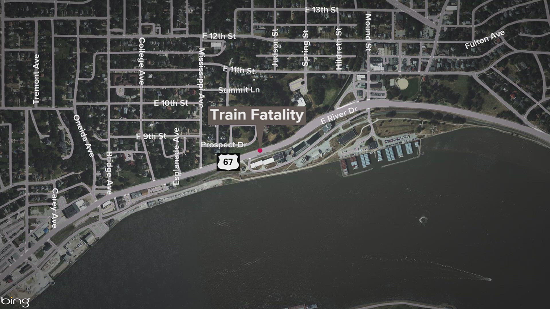 Man killed after being struck by train in Village of East Davenport