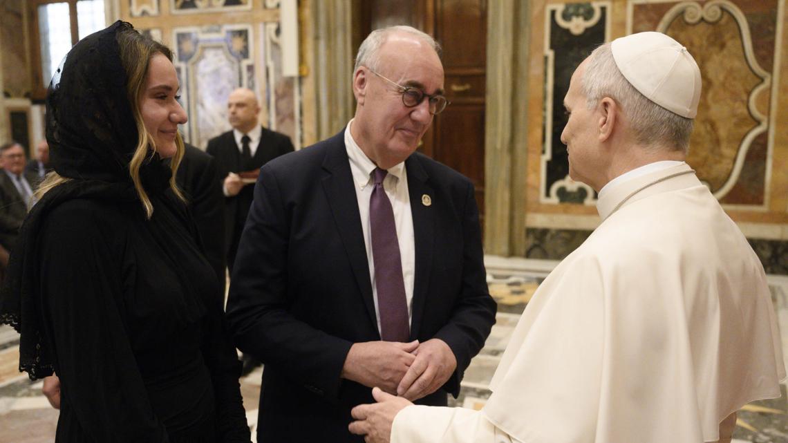 'A once-in-a-lifetime opportunity' | Macomb mayor meets Pope Leo XIV at the Vatican