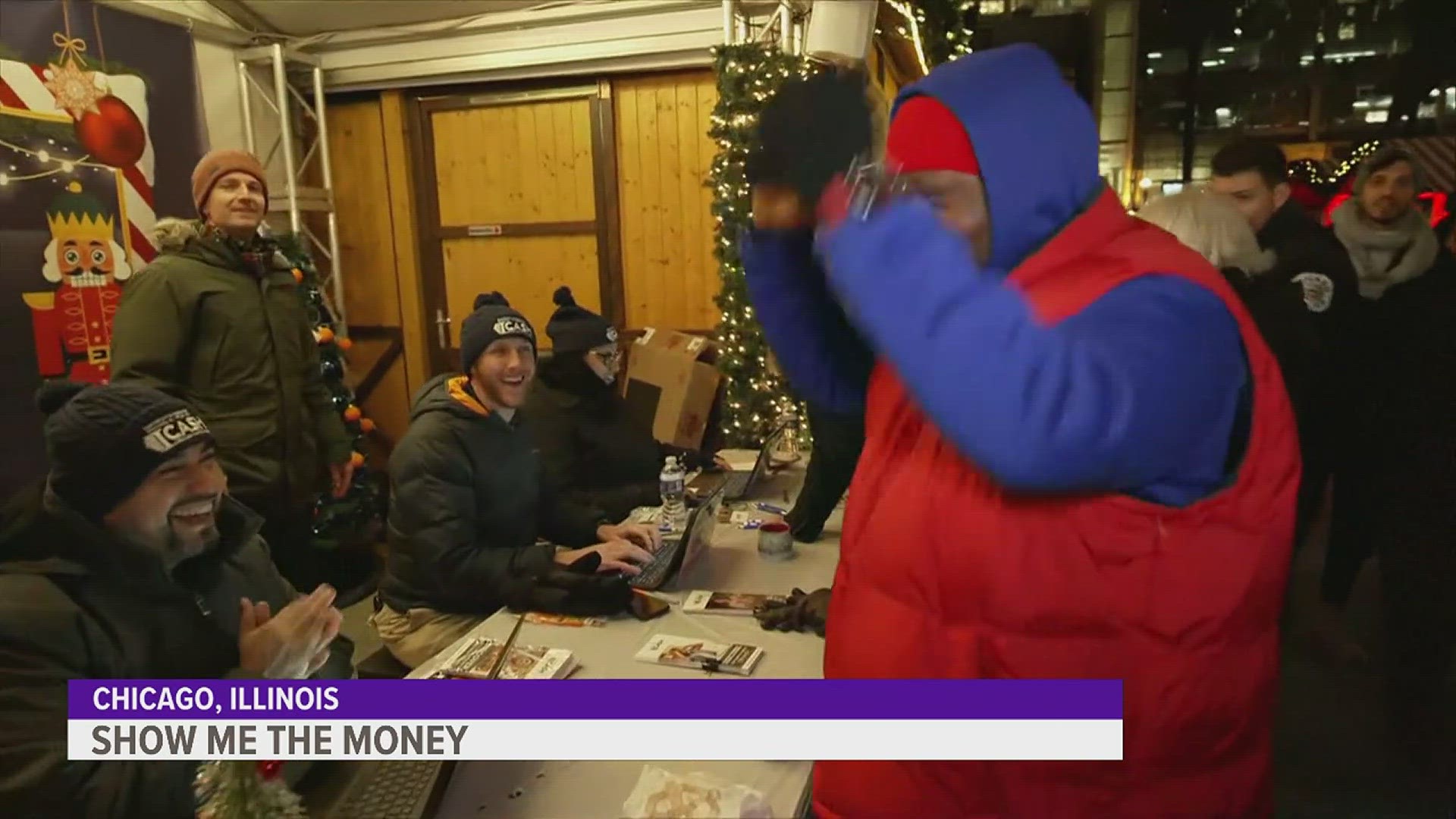 The Illinois State Treasurer's Office set up a one-of-a-kind booth at a Chicago Street Market, where people were able to find out if they were owed unclaimed money.