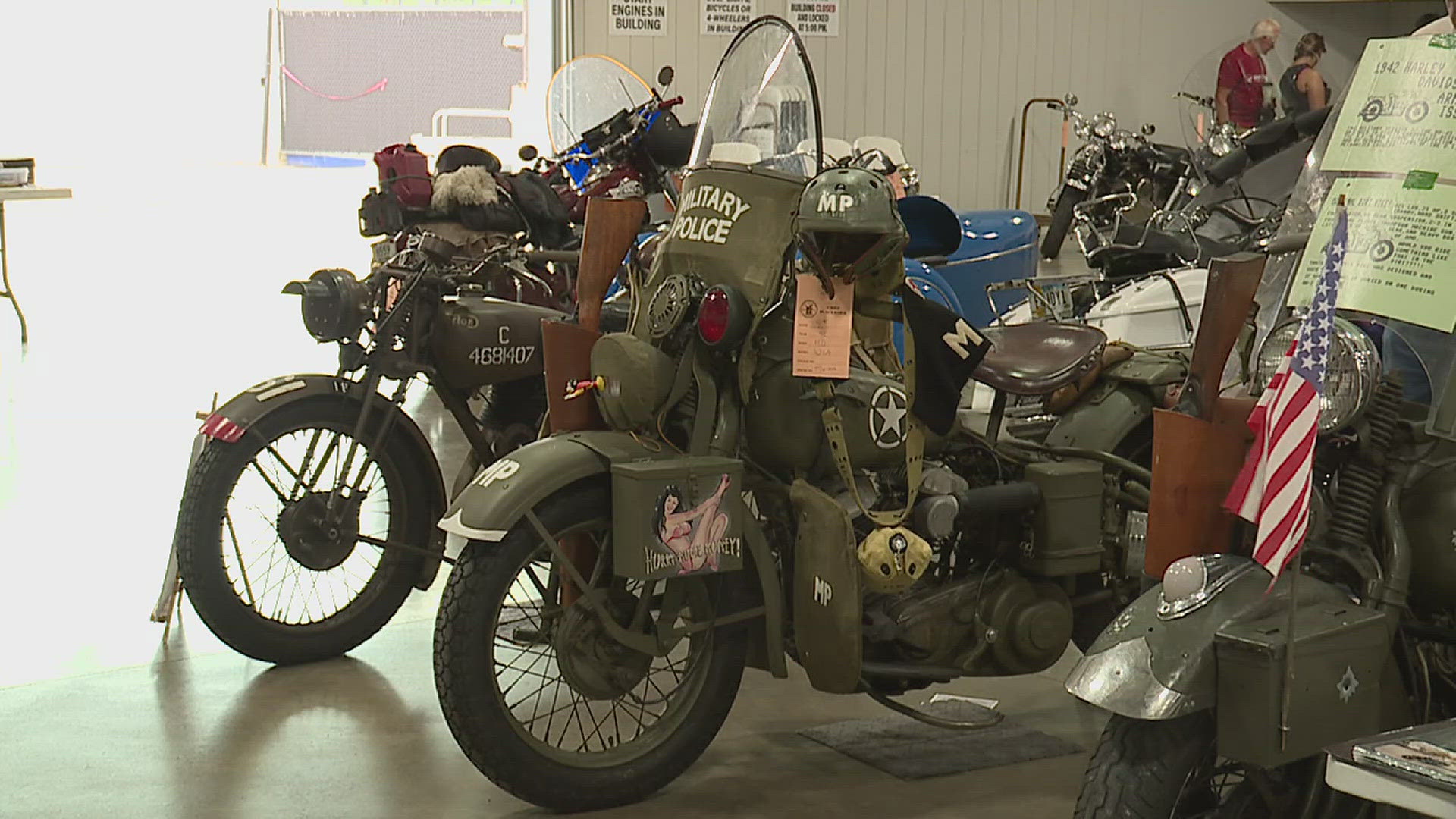 The 2024 theme for the show is "military motorcycles."