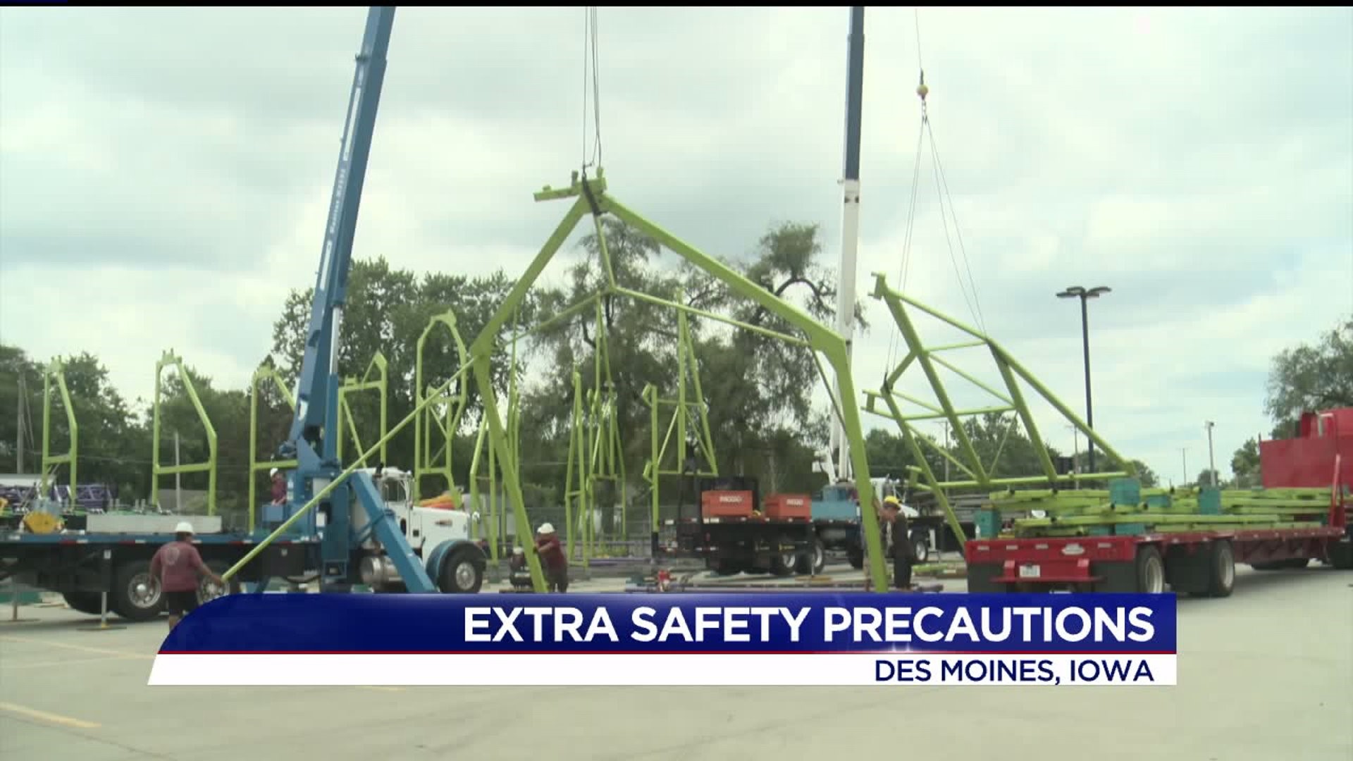 taking extra precautions at the Iowa State Fair