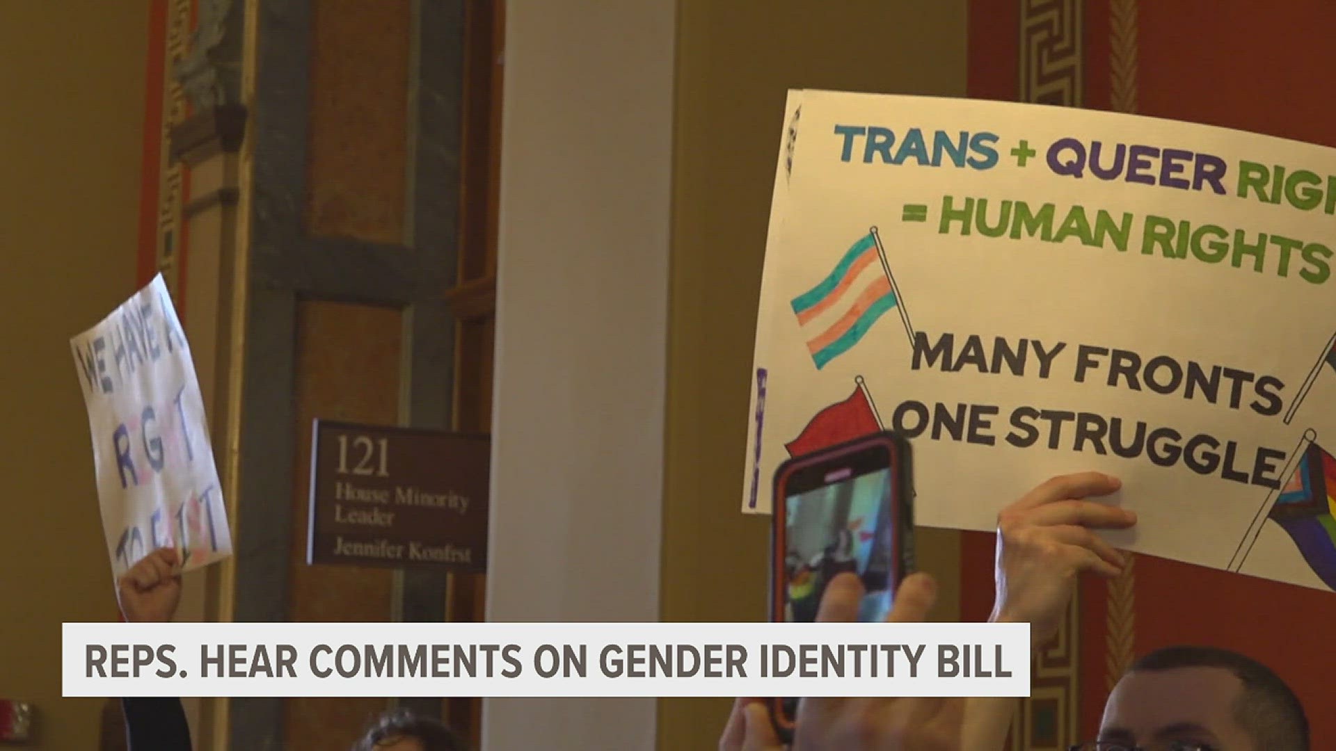 HF 2839 would require trans people to list both their sex assigned at birth and after transitioning on their birth certificate when updating their gender marker.