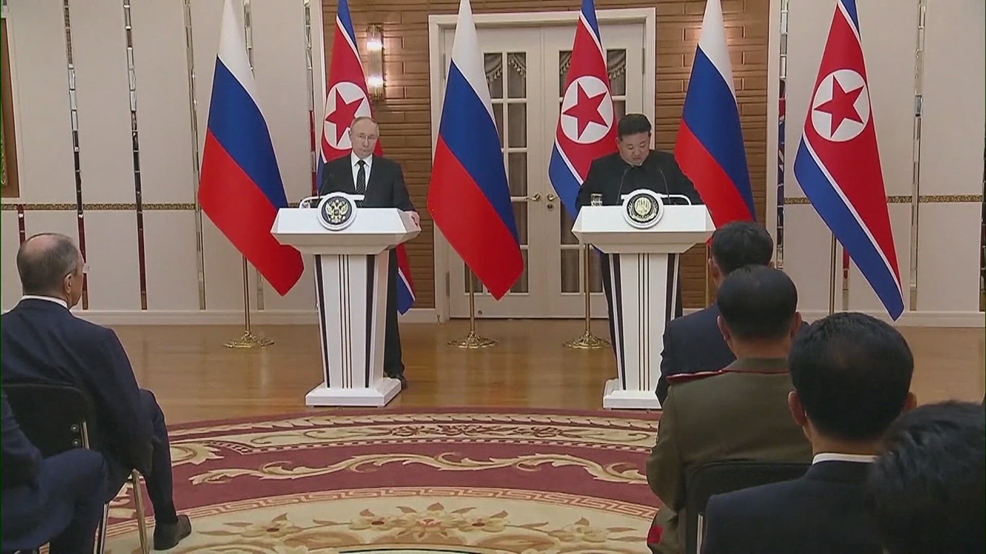 The two met as Putin visited North Korea for the first time in 24 years.