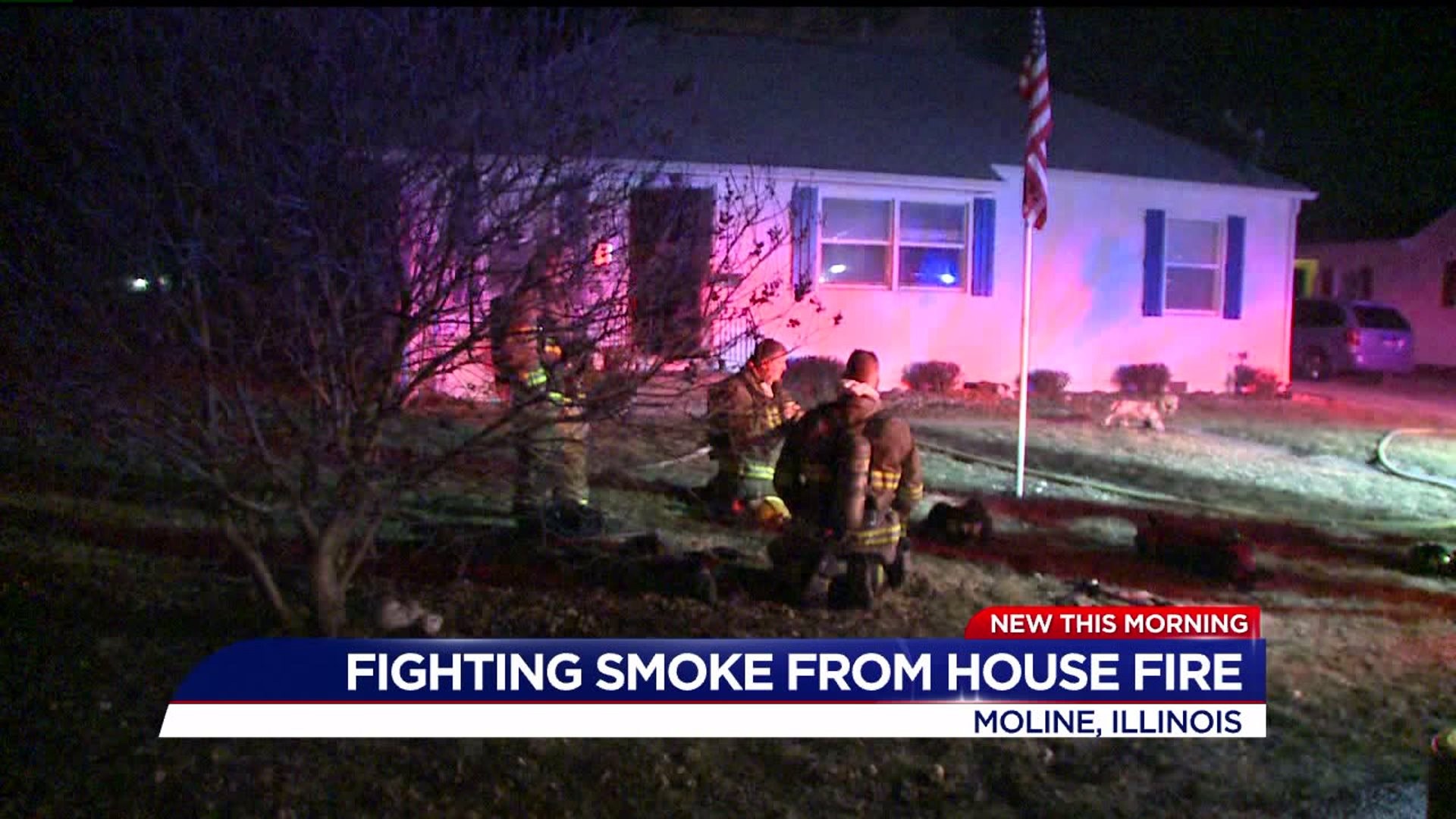 Friday Morning House Fire in Moline