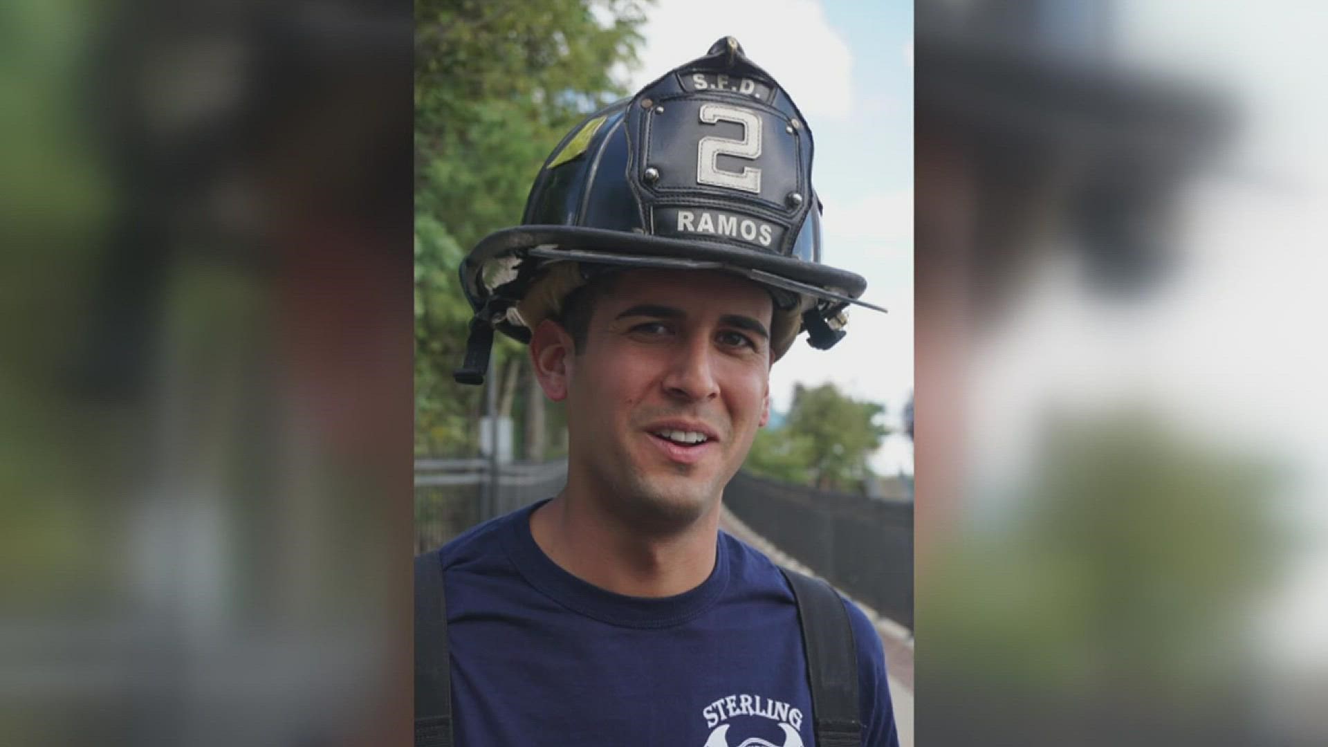 Lieutenant Garrett Ramos passed away Friday night while reporting to a fire in Rock Falls.