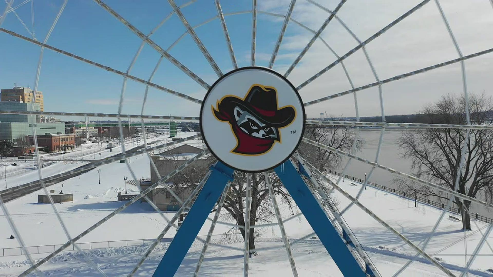 The boys of summer may be hibernating but the home of the Quad Cities River Bandits is waiting for them, and for the snow to melt eventually!