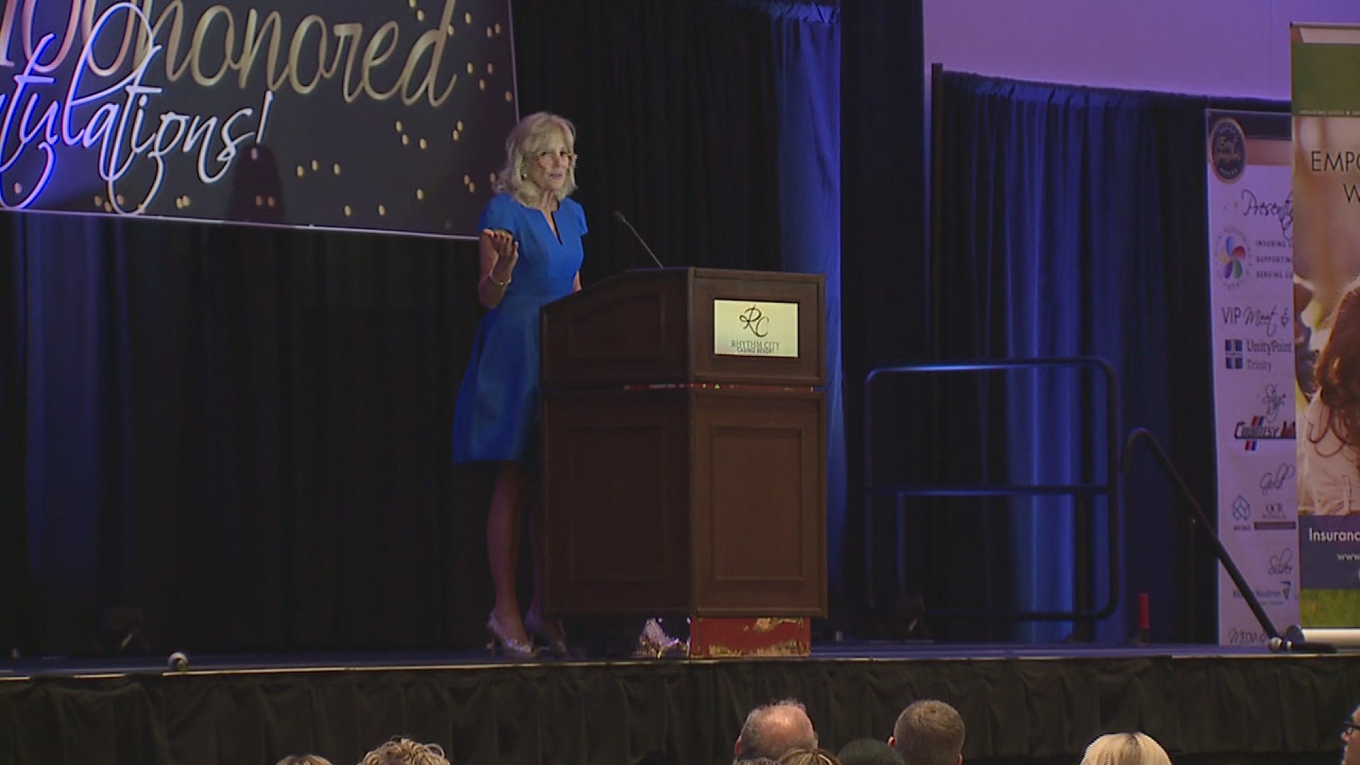 This visit marks Jill Biden's first appearance in Illinois since becoming First Lady.