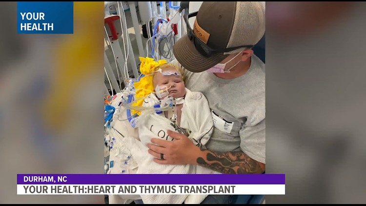 First-ever heart transplant and thymus impant gives toddler a new chance at life