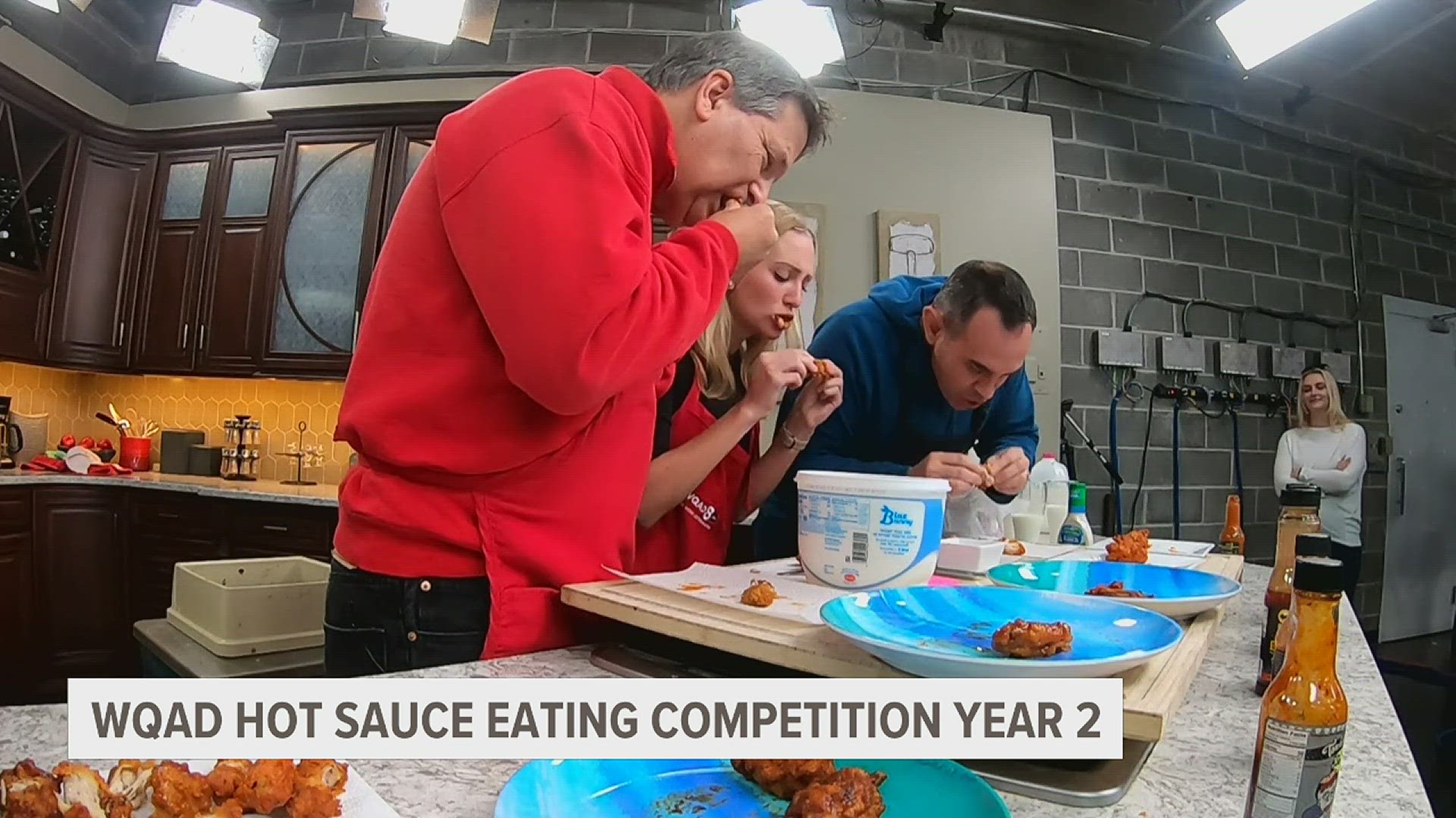 Bigger, badder and hotter than ever: WQAD hosts second annual hot sauce  eating competition