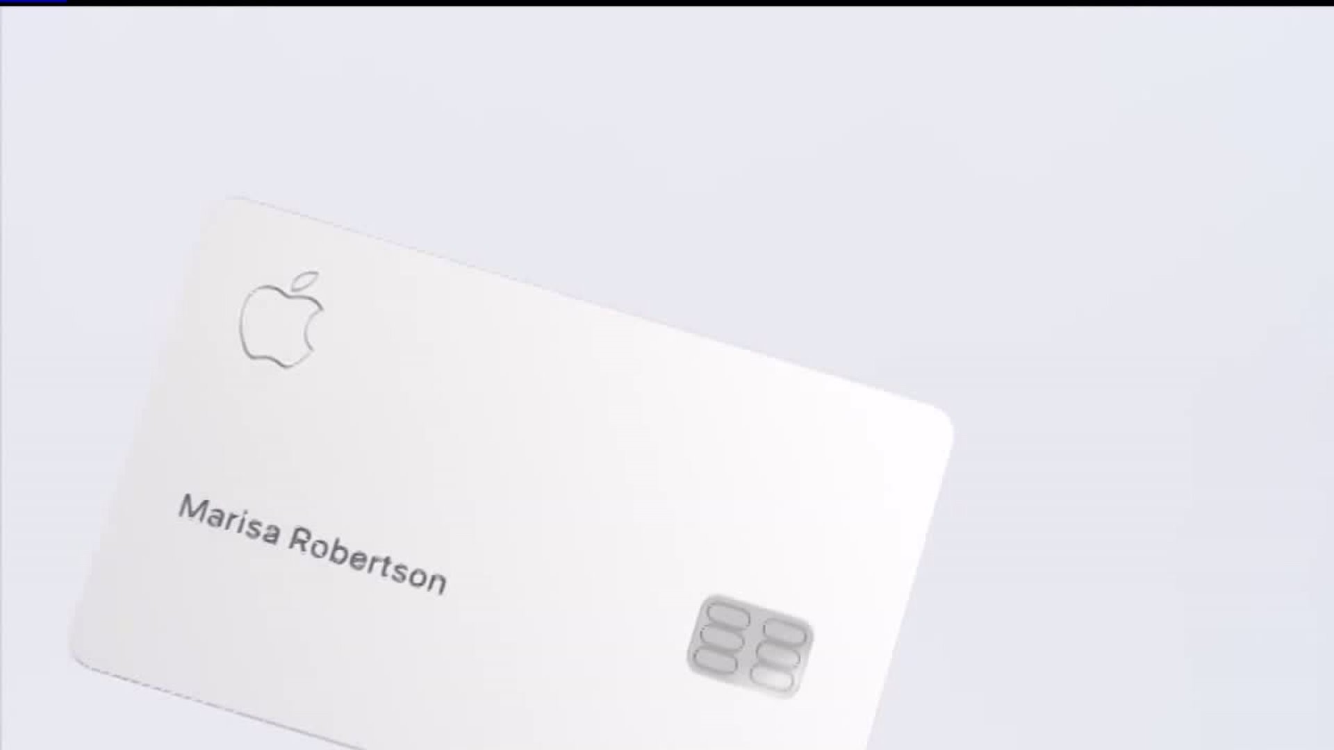 Apple credit card is weak