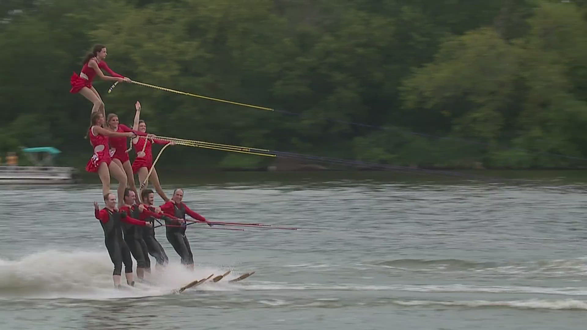 After flooding forced the team to cancel shows, they are finally back out on the water to finish out their season.