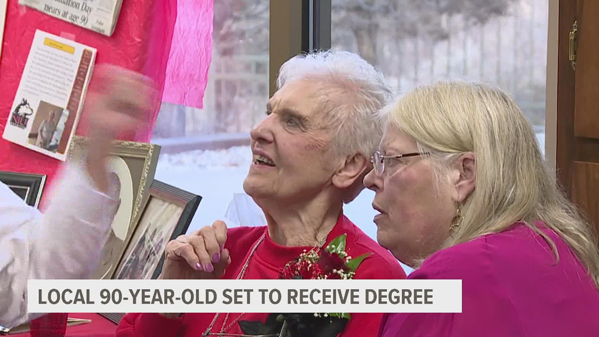 Joyce DeFauw set to get diploma after a near 70 year hiatus from school.