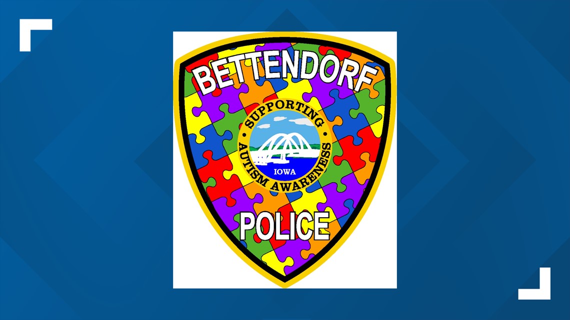 Bettendorf police officers to wear patches for World Autism Month ...